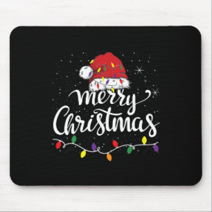 God jul Ljus Red Santa Hat Julafton Familj M Musmatta