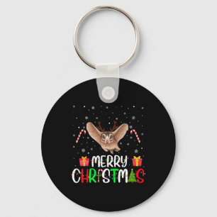 God jul Ljus Sugar Glider Reindeer Hat X Nyckelring