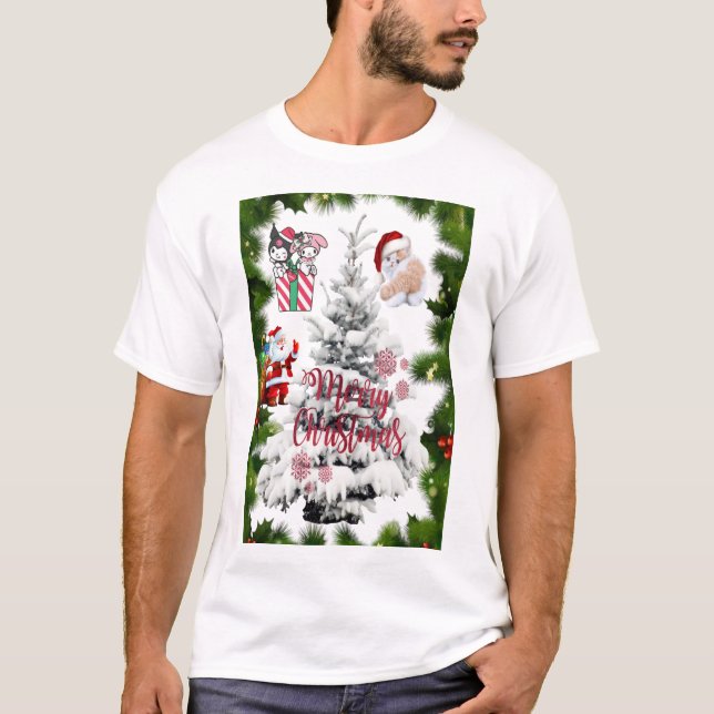 God jul ll t shirt (Framsida)