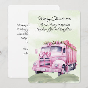 God jul Long Haul Trucker Granddotter
