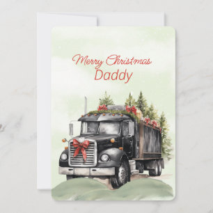 God jul Long Haul Trucker pappa