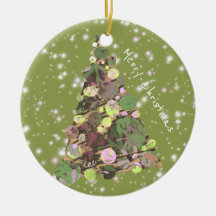 God jul Löv Abstrakt Träd Helgdag-kort