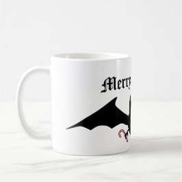 God jul lustig Gothic fladdermus för slagna männis Kaffemugg