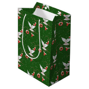 God jul, Luve och Snöflingor Medium Gift Bag