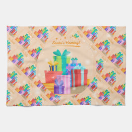 God jul Lycklig bästa gåva Kökshandduk