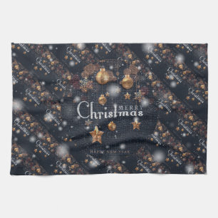 God jul Lycklig bästa gåva Kökshandduk