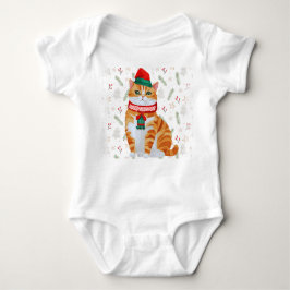 God jul Lycklig Cat Bodydress - Unik design T Shirt