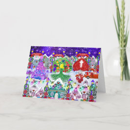 God jul Lycklig Hannukah Greeting Card Kort