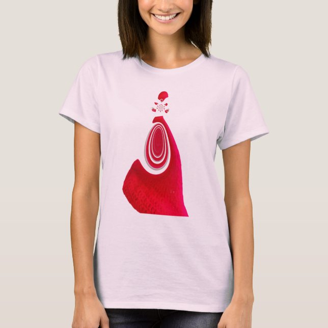 God jul Lycklig Helgdag Hem för jul T Shirt (Framsida)