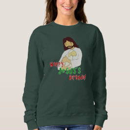 God jul Lycklig Jesus Jesus Jesus Lamb T Shirt