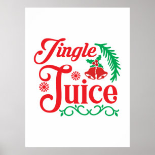 God jul Lycklig Jingle Juice Poster