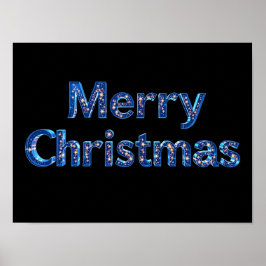 God Jul Lyxig Typografi Affisch Papper H21