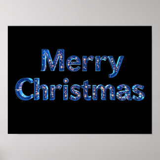 God Jul Lyxig Typografi Affisch Papper H21