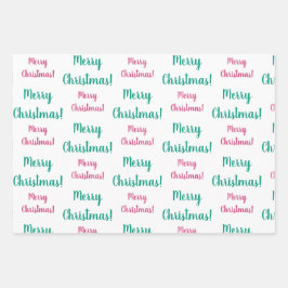 God jul Magenta Shock rosa Emerald Grönt