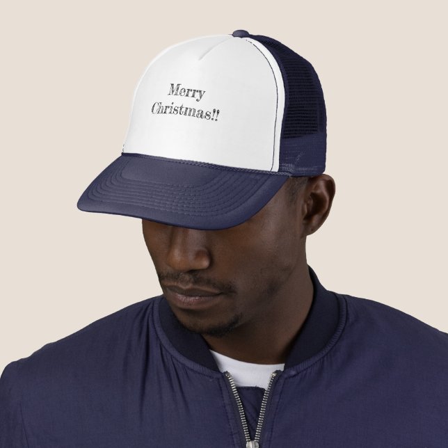 God jul Magic Prated Namn White-Navy-Cap Keps (In Situ)