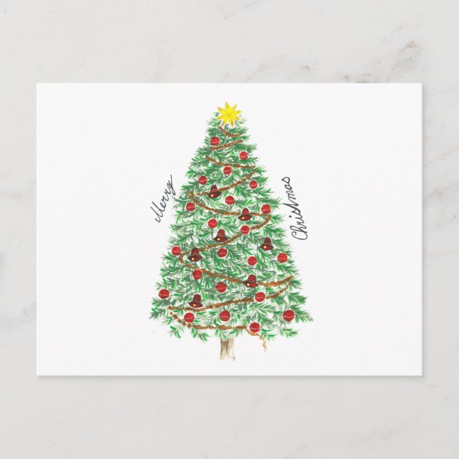 God Jul magisk Julkort Helg Vykort (Framsida)