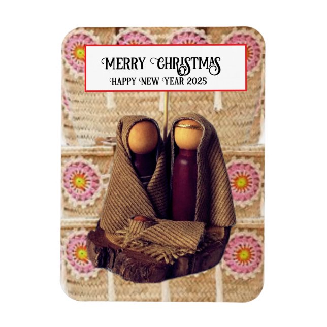 God jul! magnet (Vertikal)
