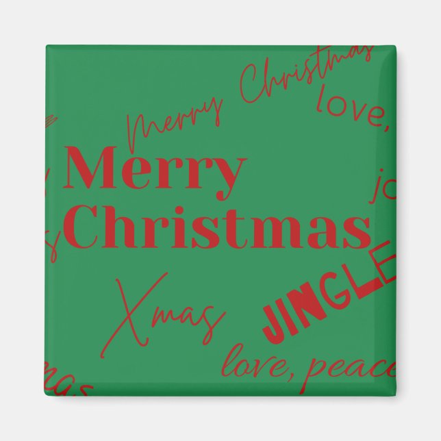 God jul magnet (Framsidan)