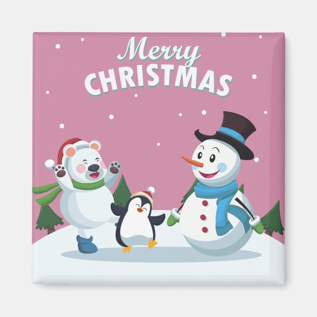 God jul magnet (Framsidan)