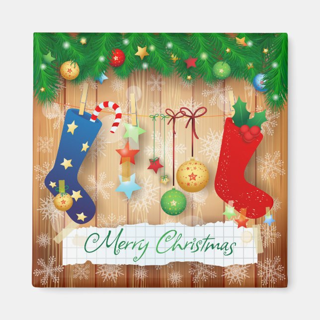 God jul magnet (Framsidan)