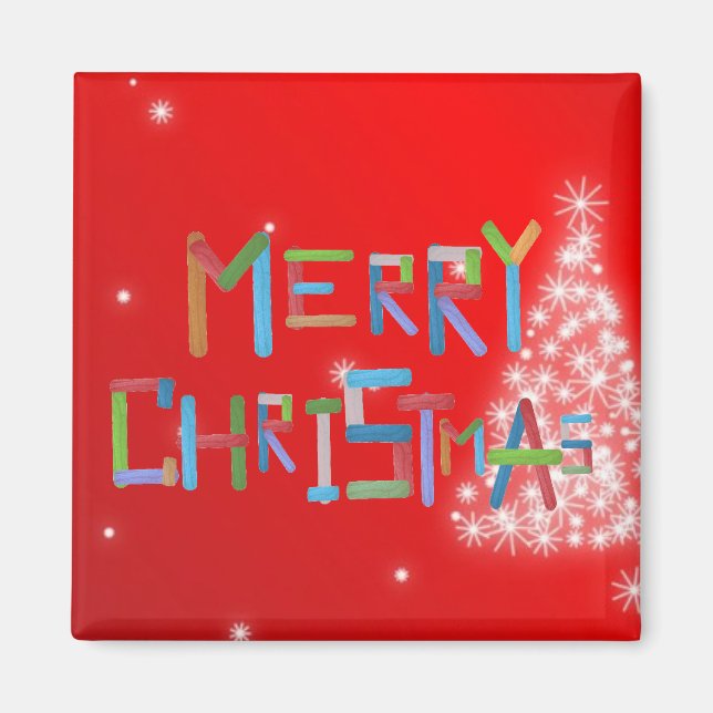 God jul magnet (Framsidan)