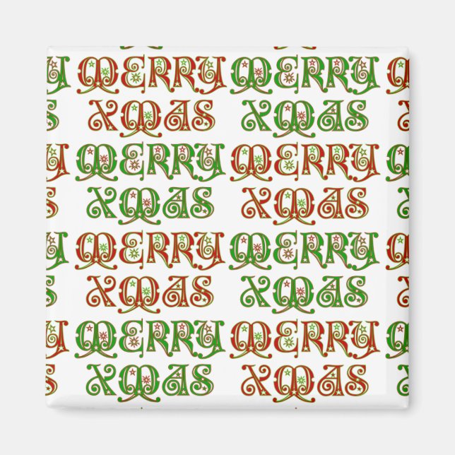 God jul magnet (Framsidan)