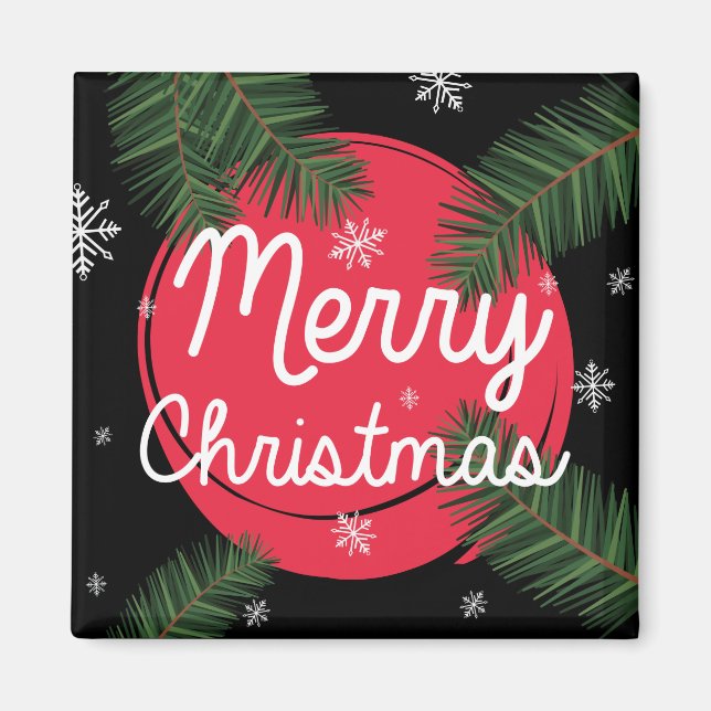 God jul magnet (Framsidan)