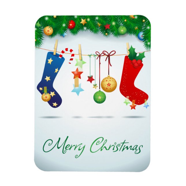 God jul magnet (Vertikal)