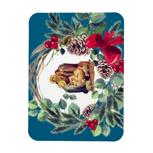 God jul! magnet (Vertikal)