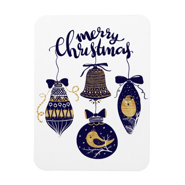 God jul magnet (Vertikal)
