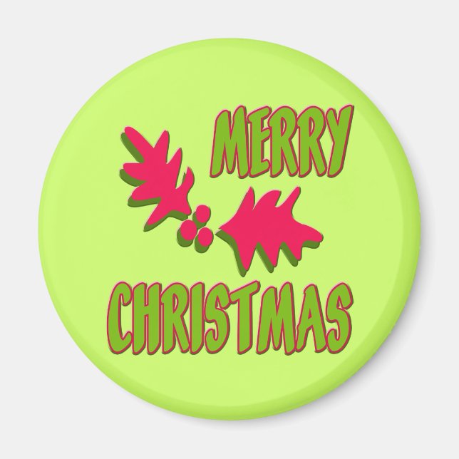 God jul magnet (Framsidan)