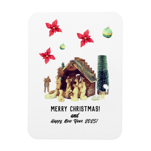 God jul! magnet (Vertikal)