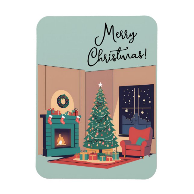 God jul magnet (Vertikal)