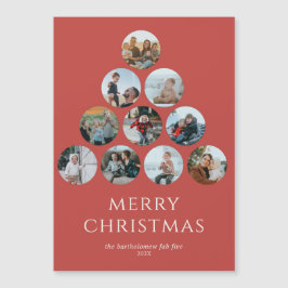 God jul Magnet 10 Photos Red