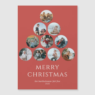 God jul Magnet 10 Photos Red