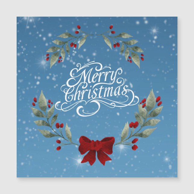 God jul Magnetkort (Framsida)