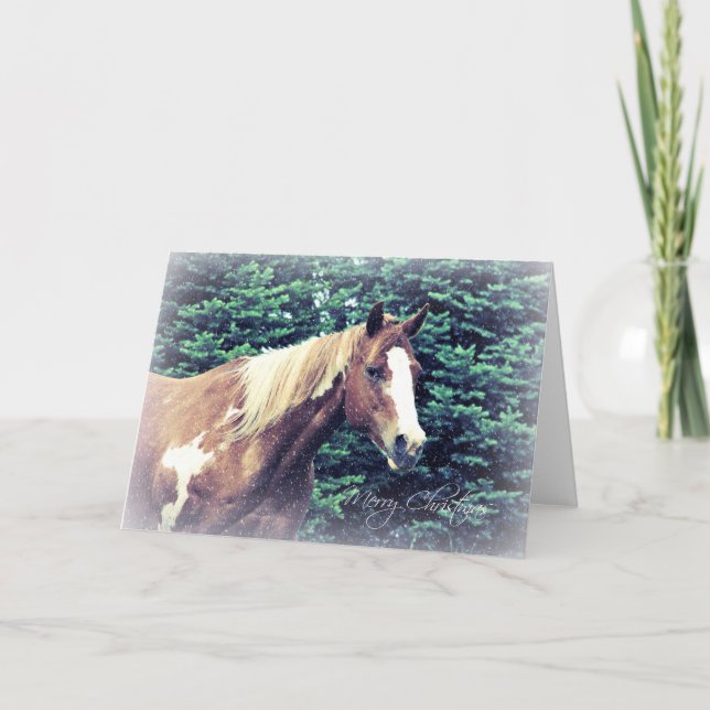 God jul målar maren helgkort (Framsida)