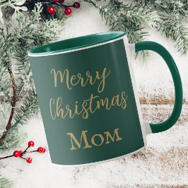 God jul Mamma, Grönt och Guld Mugg