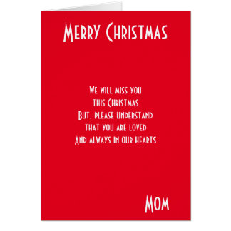 God jul mamma hälsningskort