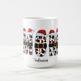 God jul mamma Personligt namn Kaffemugg