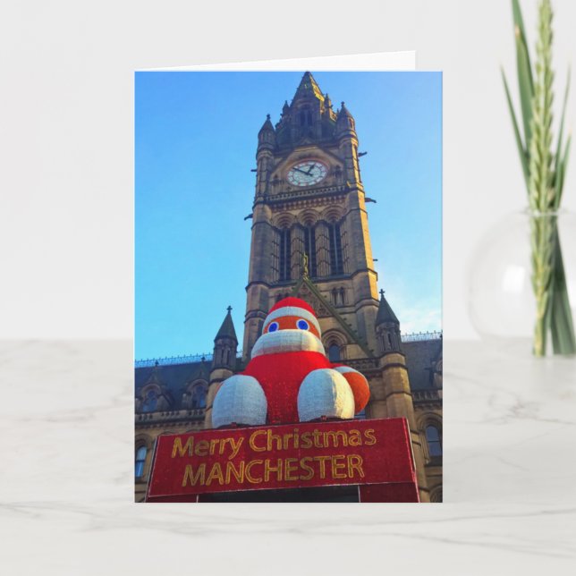 God jul Manchester Card Kort (Framsida)