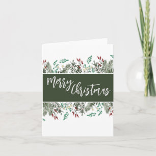 God jul-mappat anteckningskort