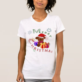 God jul marionettgåvor från Julafton och Snöflingo T Shirt