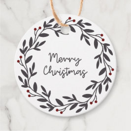 God jul Märkre för utandningsomgång Gåvor Etiketter