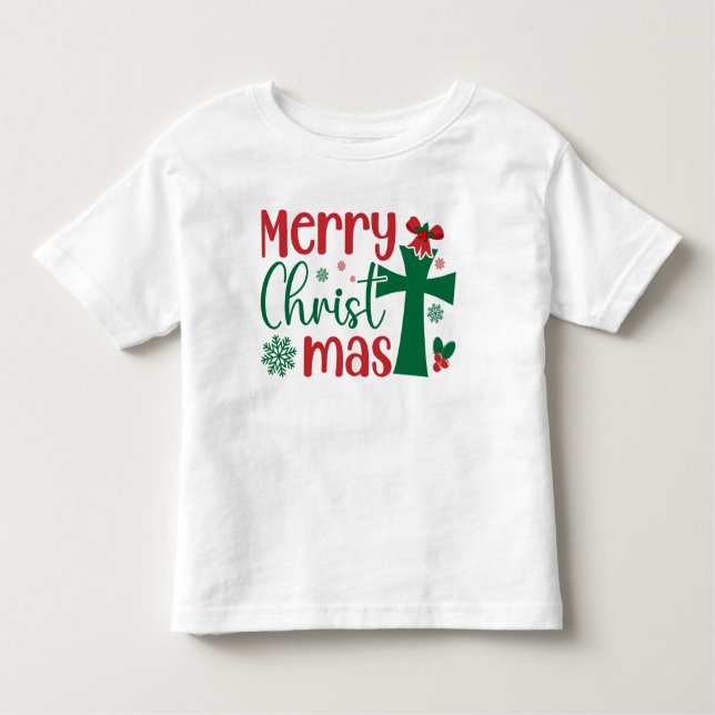 God jul Mas, jul T Shirt (Framsida)