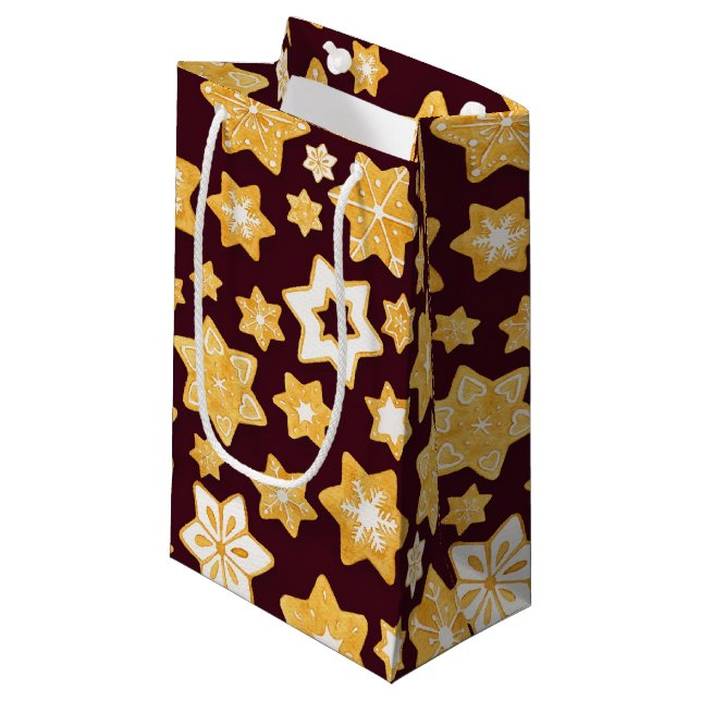 God jul med Burgundy Background (Framsidan Vinklad)