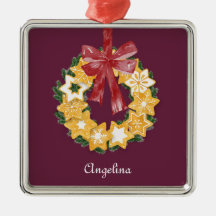 God jul med djupa plommon