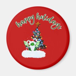 God jul med en Dragon Twist Magnet
