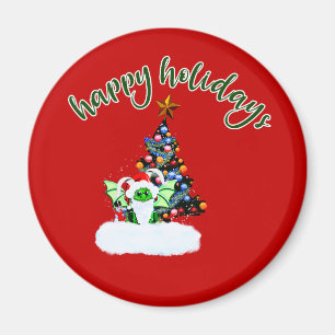 God jul med en Dragon Twist Magnet