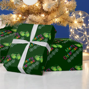 God jul med gulliga Mittens Presentpapper